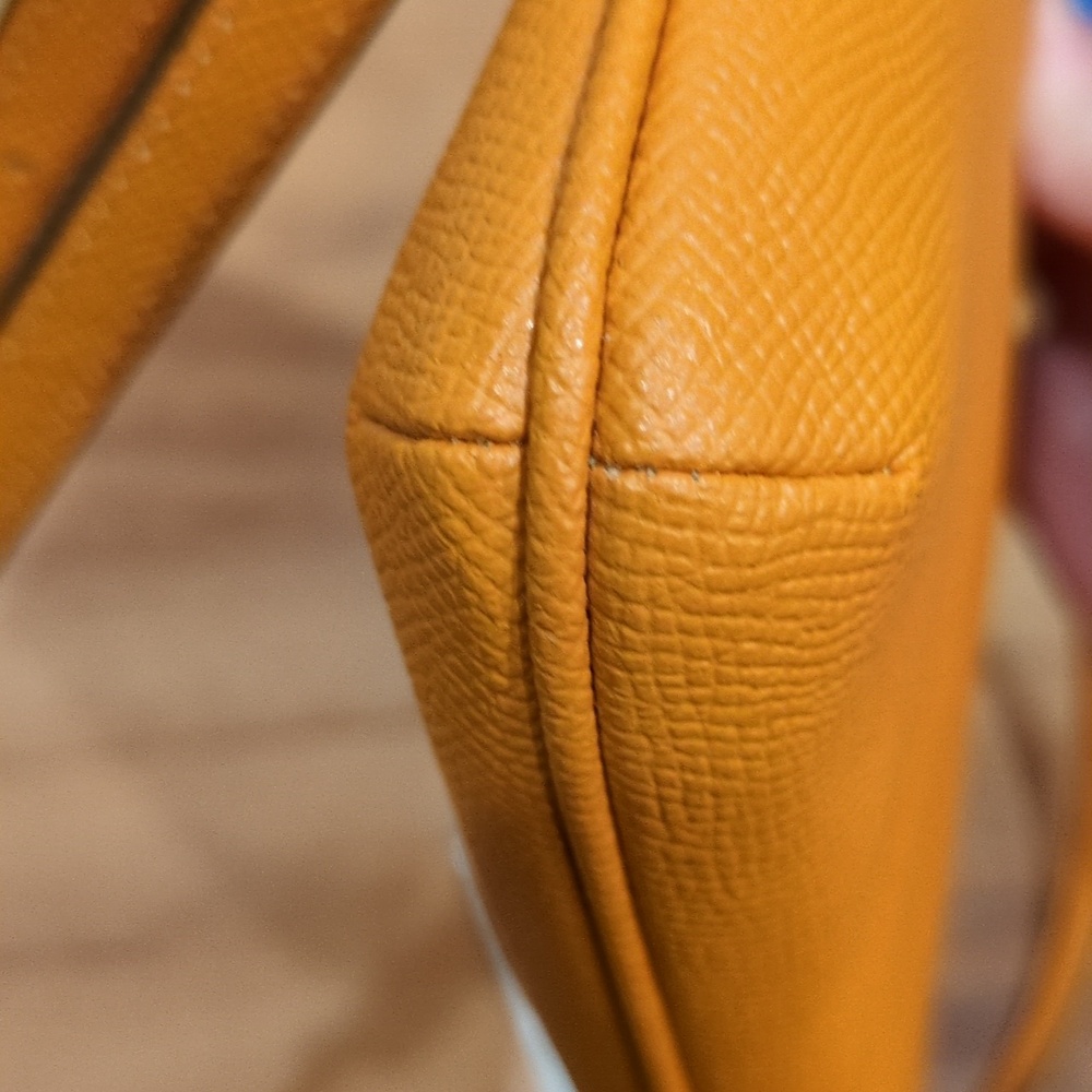 Coach NWOT Papaya Orange Leather Mini Rowan File Crossbody Bag Purse - Picture 13 of 17